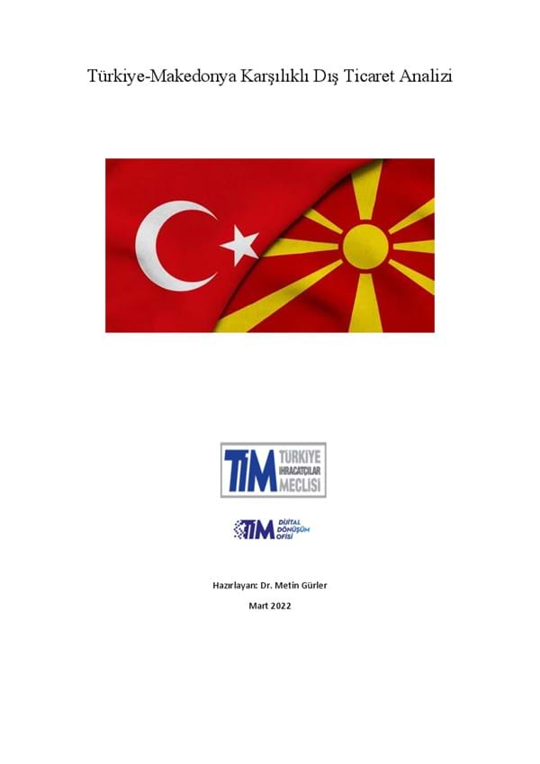 Türkiye Makedonya Ülke Analizi 